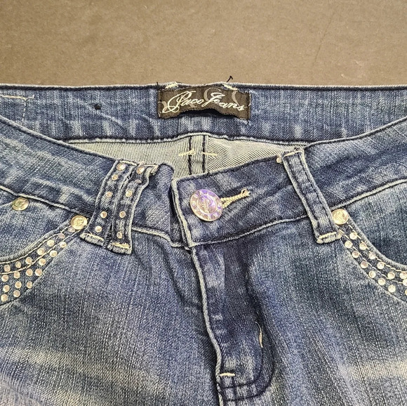 Paco Jeans Juniors Sz.7 Emblished Pockets - Picture 5 of 16